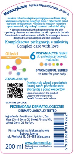 Mother's Treasure Oliwka Kukuričné klíčky 200 ml