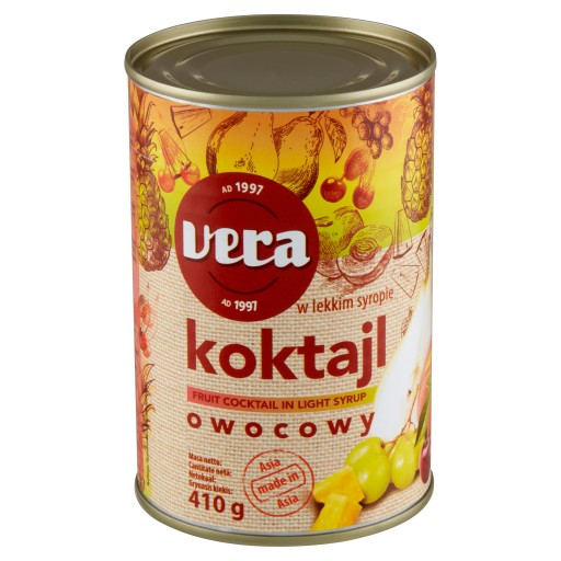 Ovocný koktail v sirupe Vera 410 g