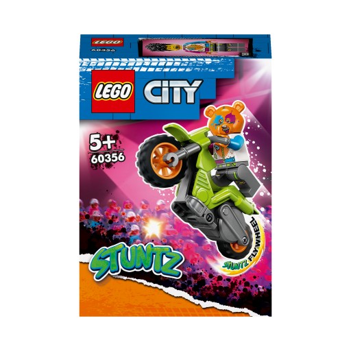 LEGO Bricks City 60356 Kaskadérsky motocykel s medveďom