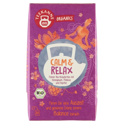 RELAXAČNÝ BIO bylinkový čaj BIO 20 vrecúšok Teekanne