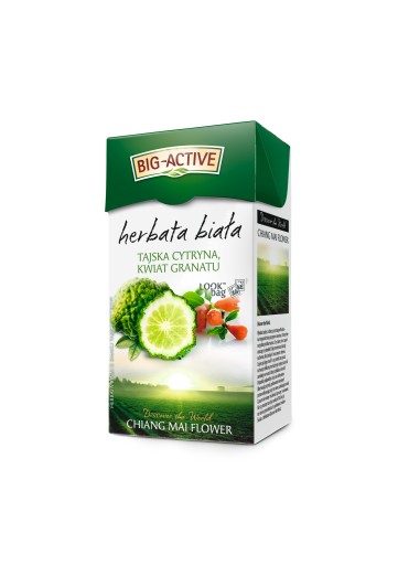 Big Active biely thajský citrónový čaj x 2 bal
