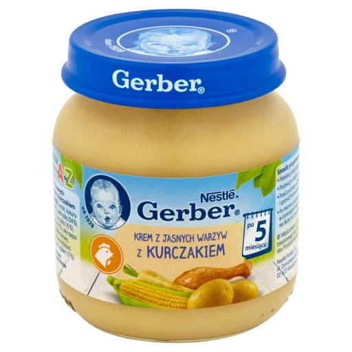 Nestlé Gerber Krém z ľahkej zeleniny s kuracím mäsom