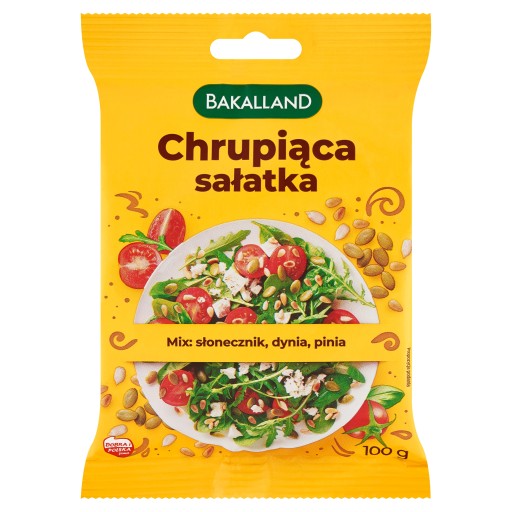 Bakalland Chrumkavý šalát Pečené slnečnicové semiačka tekvica borovička mix 100 g