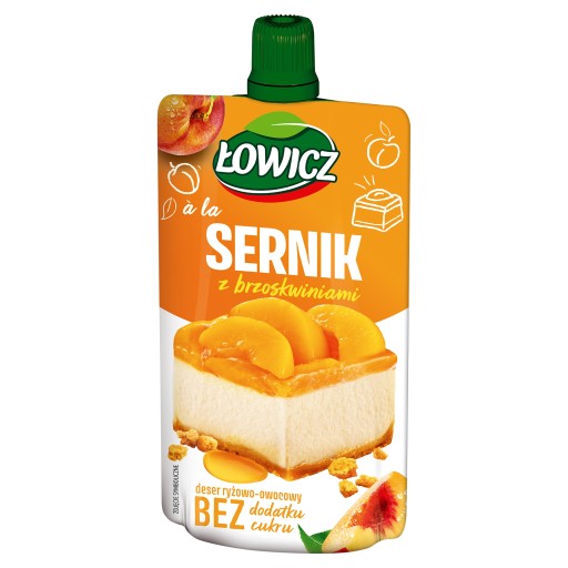 Łowicz MUS, RYŽOVO-OVOCNÝ CHEESECCAKE 100g AGROS NOVA