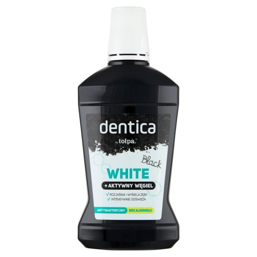 dentica by tołpa BLACK WHITE tekutina na ústnu hygienu 500 ml