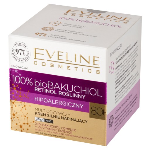 Eveline Cosmetics Bio Bakuchiol krém na tvár 80+