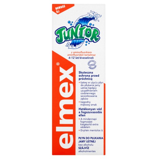 ELMEX Ústna voda JUNIOR 6-12 ROKOV 400ml