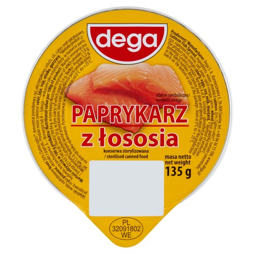 Dega lososový paprykarz 135 g