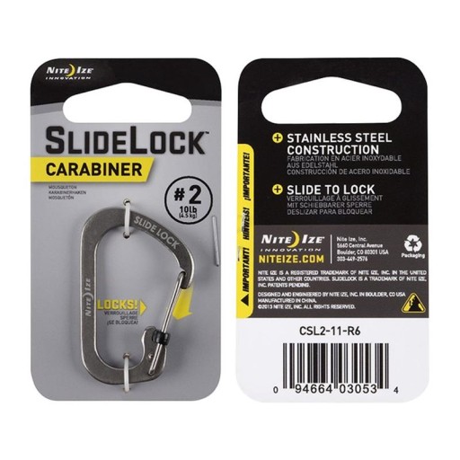 Nite Ize SlideLock Carabiner #2 Steel