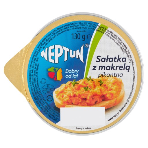 PIKANTNÝ ŠALÁT S MAKERELOM 130g NEPTÚN