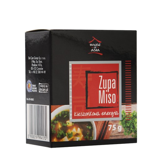 Miso polievka s riasou wakame 5 sáčkov House of Asia
