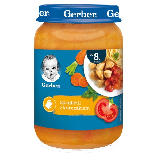 Gerber špagety s kuracím mäsom