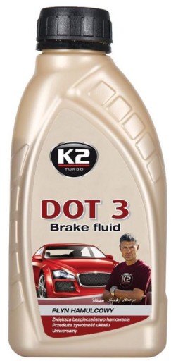 K2 DOT 3 brzdová kvapalina T103 500ml