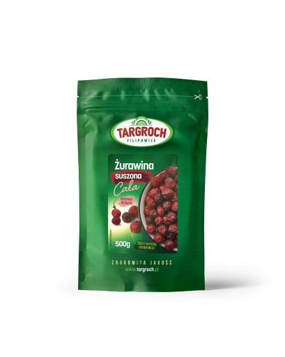 Sušené brusnice celé ovocie Targroch 500 g