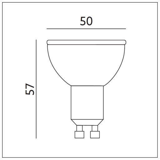 GU10 LED žiarovka 9W=80W TEPLO ZÁRUKA 3 ROKY.