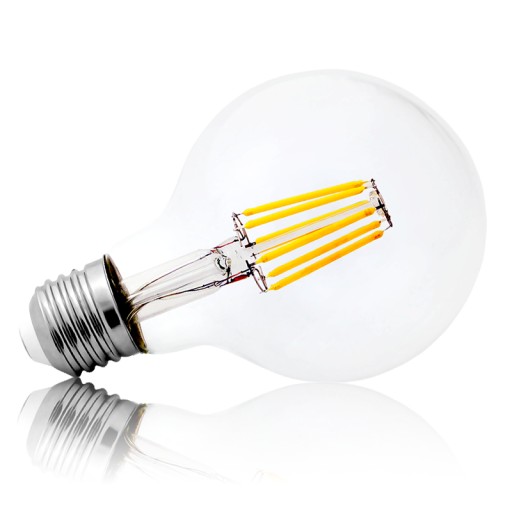LED žiarovka E27 Filament 8W Edison G80 BUBBLE 8cm