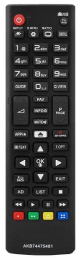 DIAĽKOVÉ OVLÁDANIE PRE SMART LCD/LED/4K/UHD TV LG
