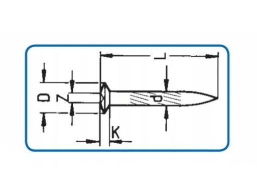 MERACÍ BOD KLINEC 10Z-7,5 75mm