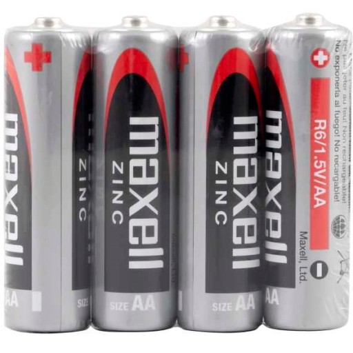 Maxell AA R6 R06 1,5V tyčové batérie 4 ks