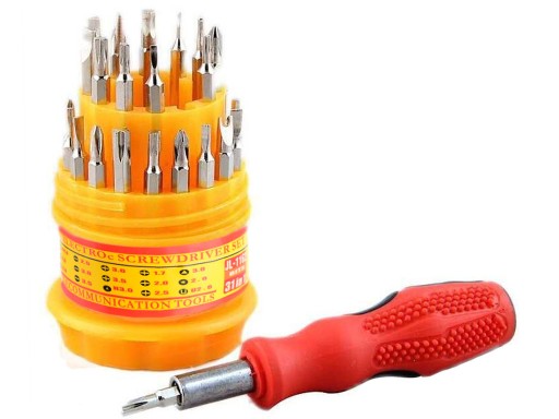 MAGNETICKÉ SKRUTKOVAČE 31 V 1 SADA SKRUTKOVAČOV