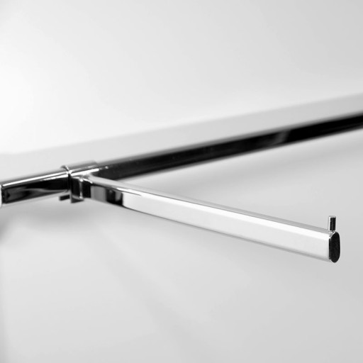 VEŠIAK ROVNÝ KOLÍK 35cm CHROMOVÁ UNIVERZÁLNA RÚRA a1
