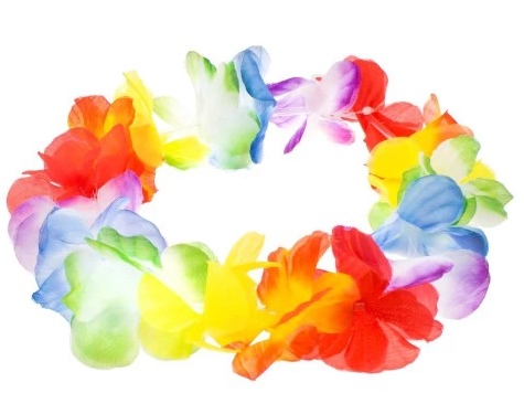 HAWAIIAN WREATH Havajské kvety do vlasov aloha