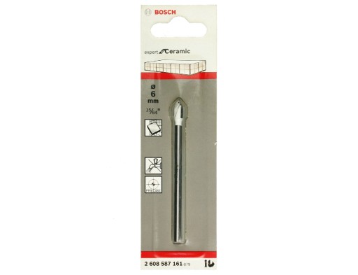 VŔTAČKA KERAMICKÁ A OBKLADAČKA VŔTAČKA 6mm CYL-9 BOSCH
