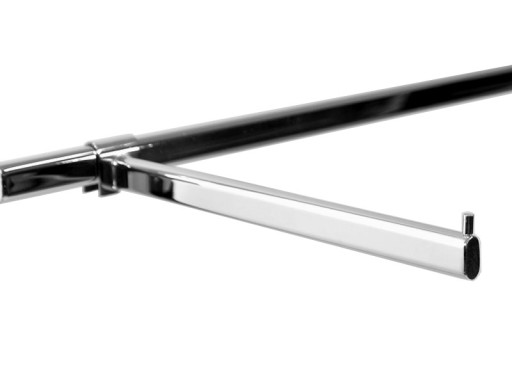 VEŠIAK ROVNÝ KOLÍK 35cm CHROMOVÁ UNIVERZÁLNA RÚRA a1