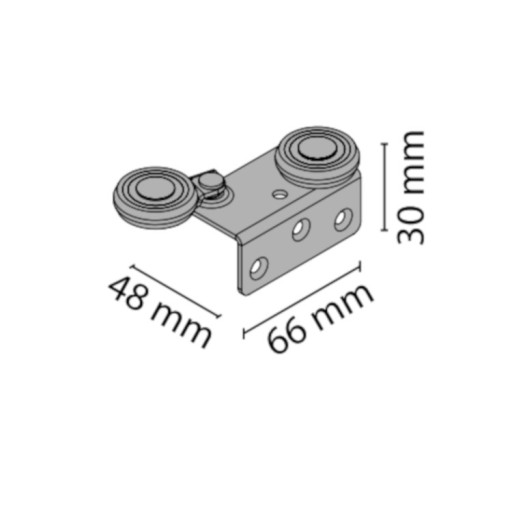 SOLID horné vedenie pre univerzálnu dráhu 8219