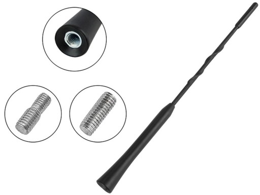 AUTO ANTÉNA WAT STOŽIAR 24cm UNIVERZAL M5 M6