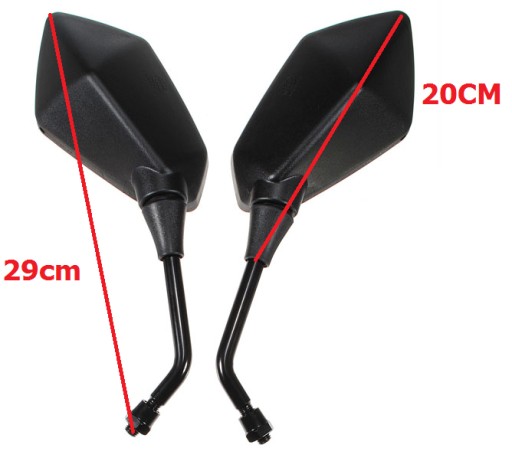 ZRKADLO ZRKADLO M8 MOTOCYKLE SKÚTER ĽAVÉ M8