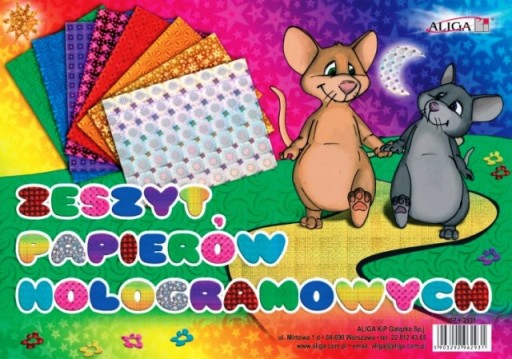 Holografický papier B-5 v zošite