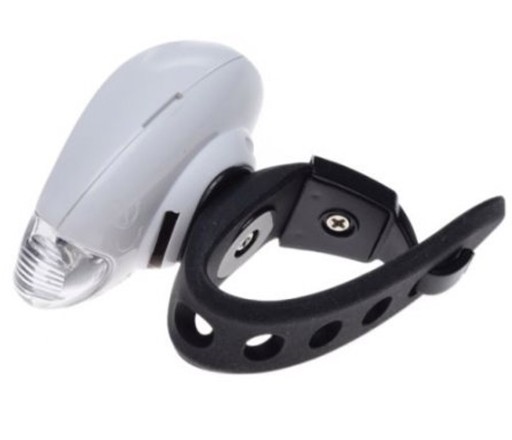 Predná LED lampa na bicykel pre cyklistickú prilbu Cr2032
