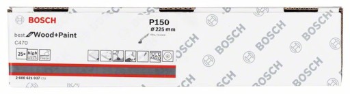 Brúsny papier na suchý zips 225mm GR.150 BOSCH na žirafy