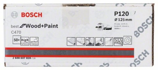 Brúsny papier na suchý zips 125mm GR.120 BOSCH