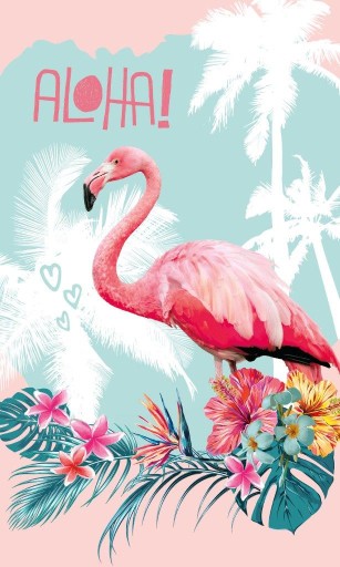 UTERÁK DO ŠKÔLKY 30x50 FLAMING FLAMINGOS