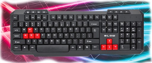 HERNÁ KLÁVESNICA 112 QWERTY KĽÚČOV USB ČIERNA DOMÁCA KANCELÁRIA PRE HRÁČOV
