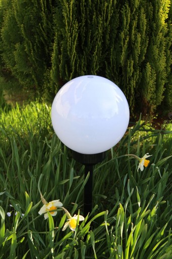 ZÁHRADNÁ SOLARNÁ LAMPA LED solárna GUĽA 15cm