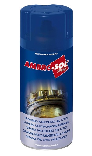 UNIVERZÁLNY LÍTIOVÝ TUK transparentný biely sprej 400 ml AMBRO-SOL 1437