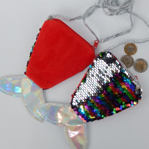 DETSKÁ peňaženka MORSKÉ VÍLY, taška MAGIC SEQUINS