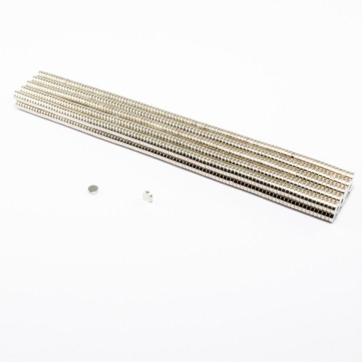 VALEC NEODYMOVÝ MAGNET 3x1 N38 SADA 100 KS