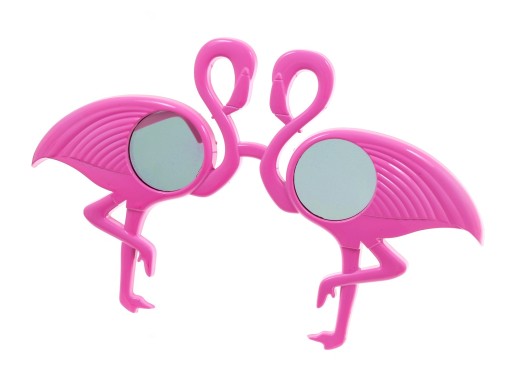 VEĽKÉ havajské slnečné okuliare Flamingo