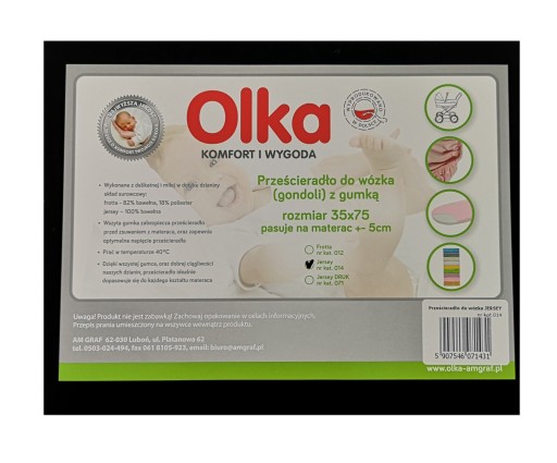 Dres LUX plachta na kočík 35x75 čierna OLKA