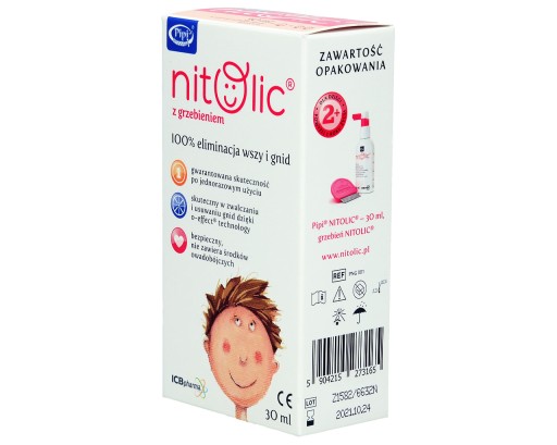 PIPI NITOLIC TEKUTINÁ NA VŠI HNIDU S HREBEŇOM 30 ML