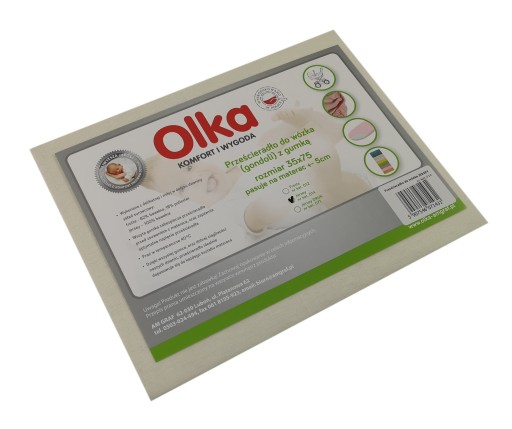 OLKA Jersey plachta na kočík 35x75 krém