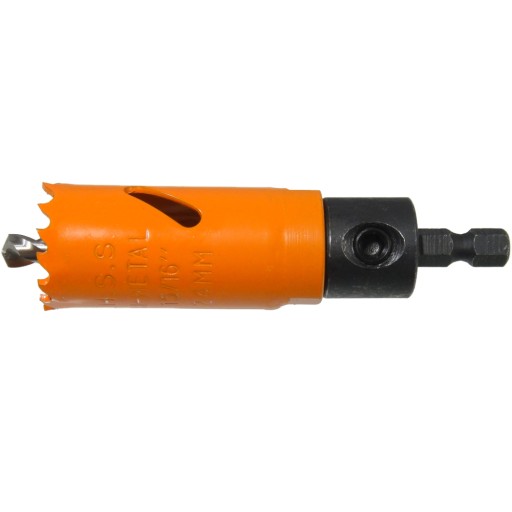 Sada - Bimetalová dierová píla pr. 24 mm + adaptér