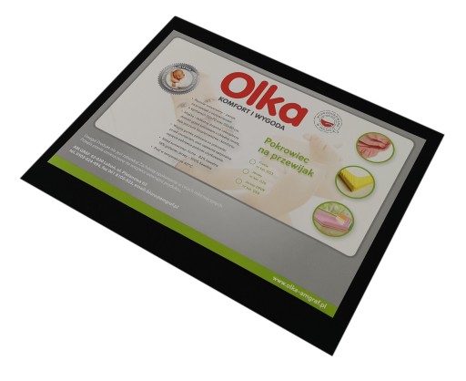 UNIVERSAL OLKA poťah na prebaľovací pult na dres, čierny