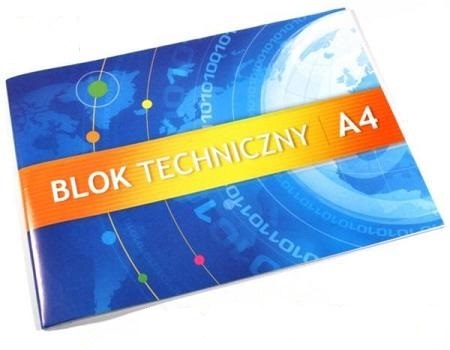 Školská technická podložka A4, 10 bielych listov