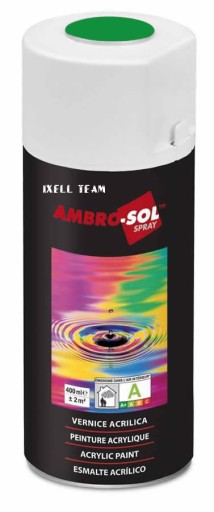 ZELENÝ AKRYLOVÝ LAK SPREJ LESK AMBROSOL profesionálny rad HQ1233