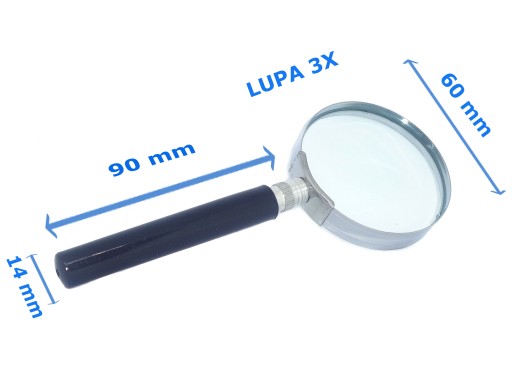 RUČNÁ LUPA 90MM KLASICKÁ LUPA